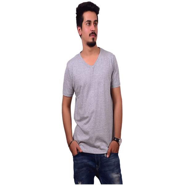 Ditto V Neck Plain T-shirt 710V01